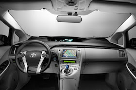 Wide interior view of 2012 Toyota Prius