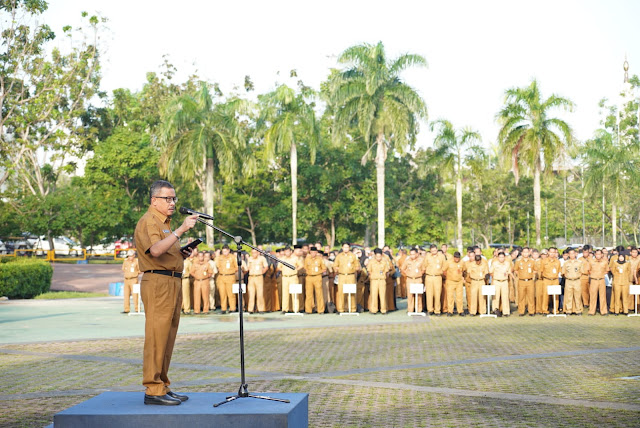 Pimpin Apel  Awal Bulan, Jefridin : Camat Harus Gerak Cepat Pantau Bencana di Wilayahnya