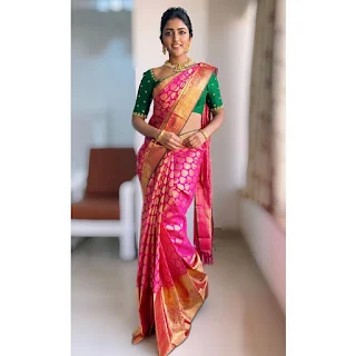 Eesha Rebba Beautiful Traditional Saree Photos