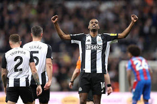 Newcastle United, Crystal Palace, Premier League, Football Victory, Jacob Murphy, Harvey Barnes, Alexander Isak, Champions League