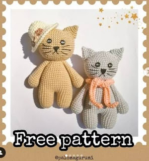 PATRON GRATIS GATO AMIGURUMI 60021