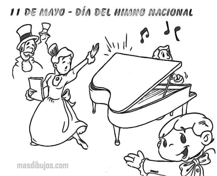 Colorear Himno Nacional Argentino Colorear Dibujos Infantiles
