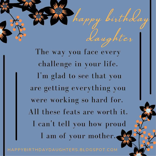 happy birthday message for daughter