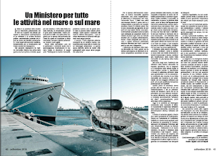 SETTEMBRE 2018 PAG. 40 - Un Ministero per tutte le attività nel mare o sul mare