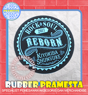 CUSTOM TATAKAN GELAS | KARET RUBBER COASTERS | TATAKAN GELAS