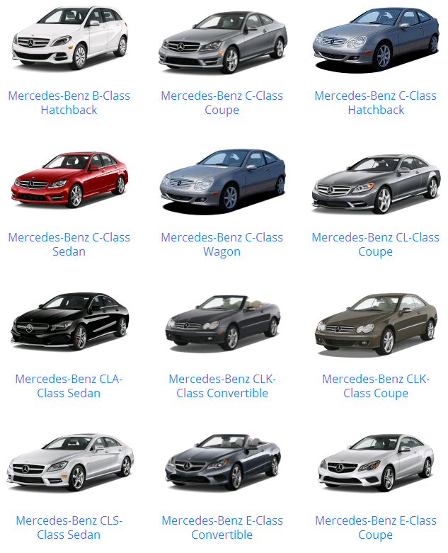 Các dòng xe Mercedes & mẫu xe Mercedes Benz từ trước đến nay