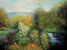 Corner of the Garden by Claude Monet at Montgeron