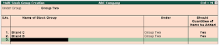 Inventory Masters- Multiple Stock Groups