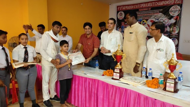 जौनपुर जनपद को मिला उत्तर प्रदेश स्टेट ओपन कराटे चैंपियनशिप- 2022