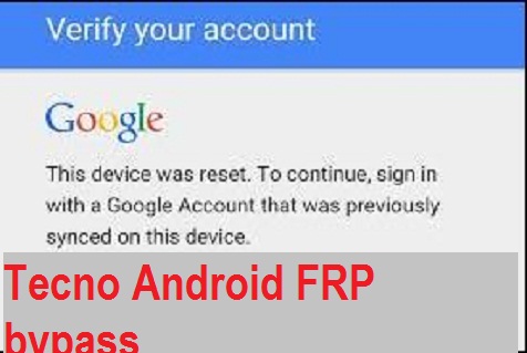 Tecno W1 google account reset and FRP bypass in 10 seconds.