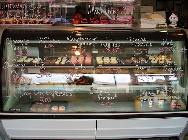 Cake and Bread Display at Bunner's Bakery Toronto