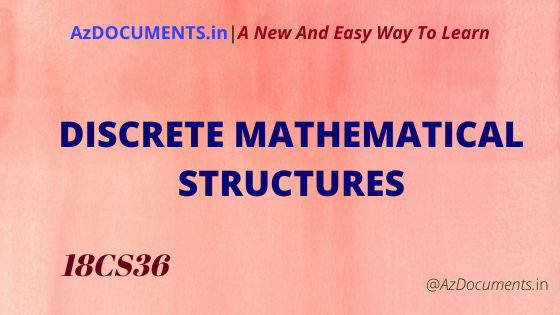 DISCRETE MATHEMATICAL STRUCTURES |azdocuments.in