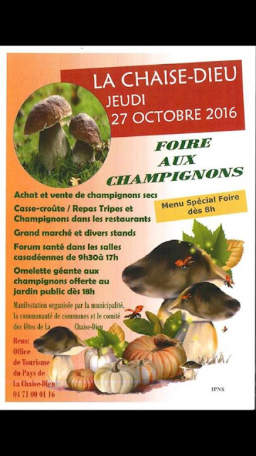 Foire Aux Champignons de La Chaise-Dieu 2016 Haute Loire