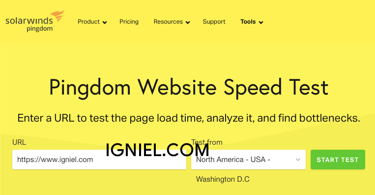 Pingdom - Website Speed Test
