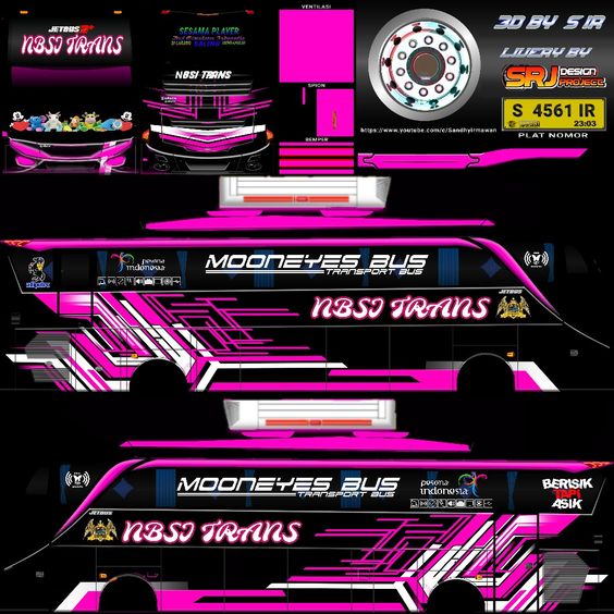 stiker livery bus simulator terbaik