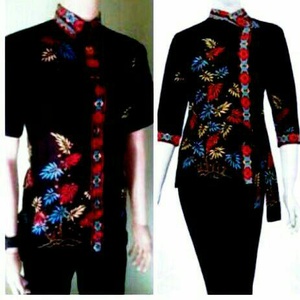  Baju Batik Couple Primisima merah