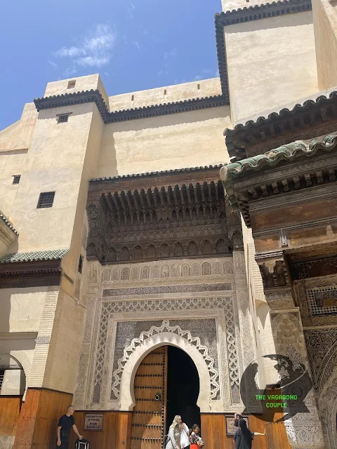 Entrance of Funduq al-Najjarin, Fes el-Bali, Fez Medina, Morocco, Africa