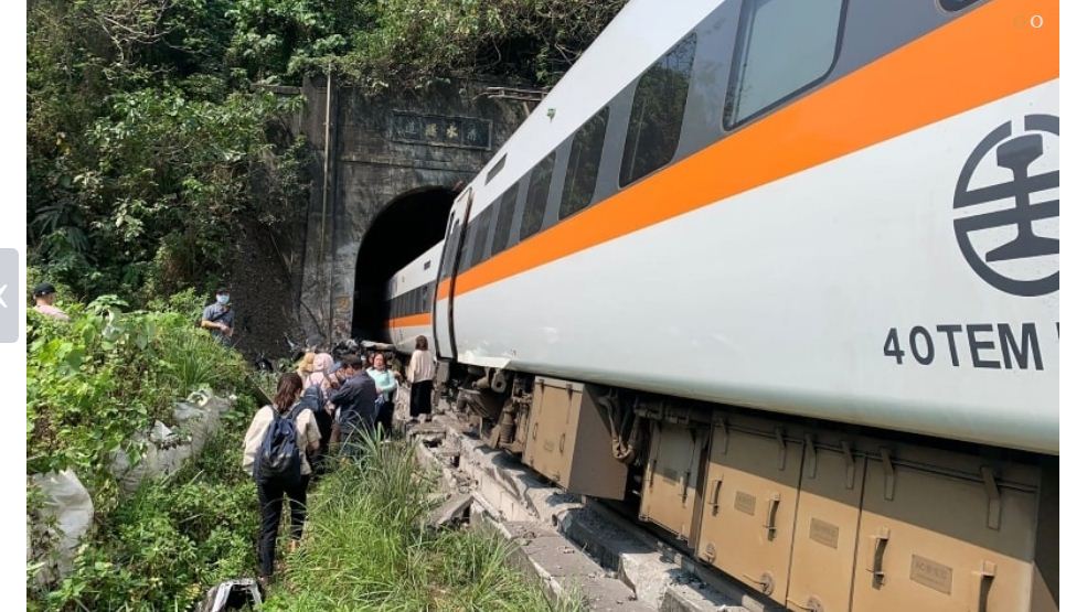 Dozens feared dead, many trapped in Taiwan's deadliest rail tragedy in decades