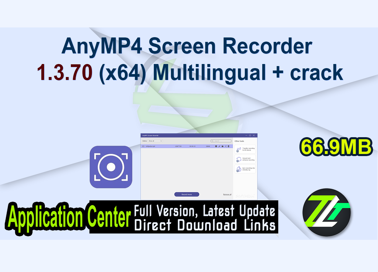 AnyMP4 Screen Recorder 1.3.70 (x64) Multilingual + crack