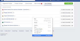 Gambar 1 - Cara Posting Ke Semua Group Facebook Dengan Sekali Klik