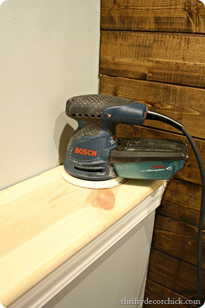 sanding before staining 
