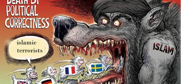 När ni möter de otrogna, slå av deras nackar tills ni har gjort en stor slakt bland dem”. Koranen 