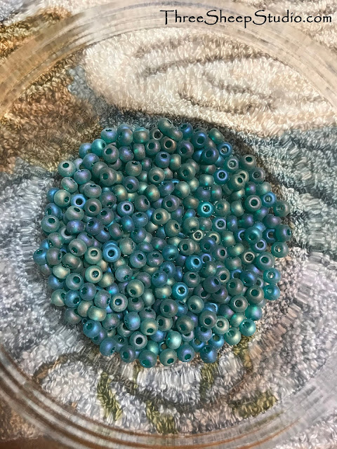 Glass Beads for embellishment - ThreeSheepStudio.com