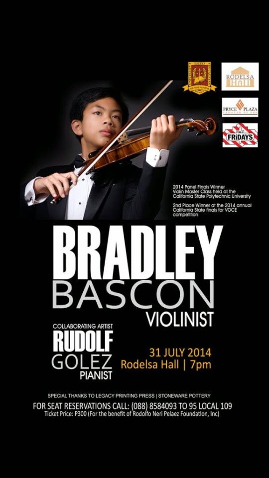 Internationally Renowned Violinist Live in Cagayan De Oro City