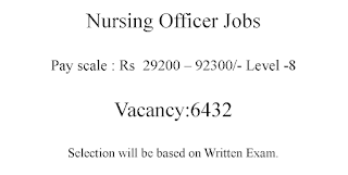 Nursing Officer Jobs in Odisha - 6432 Vacancies