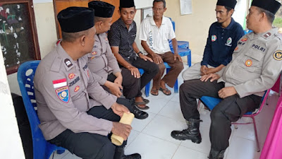 Tim Da'i Polri Satgas Madago Raya 2024 Lakukan Silaturahmi dengan Kades Sakina Jaya