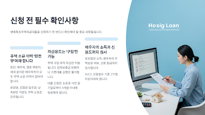 2025 생애최초주택자금대출 신청 전 필수 확인 사항을 설명한 이미지