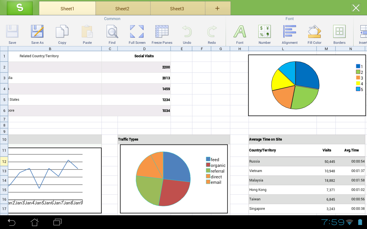 Aplikasi dan cara membuat tugas excel di android | Infosaget.com