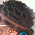 Today's Hair: Twists in Curly Side Bun