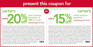 Free Printable Carter's Coupons