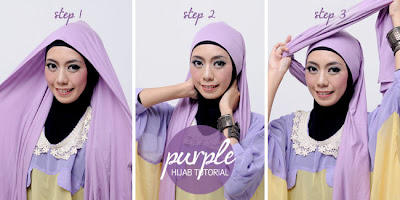 Cara Memakai Jilbab Pashmina Simple