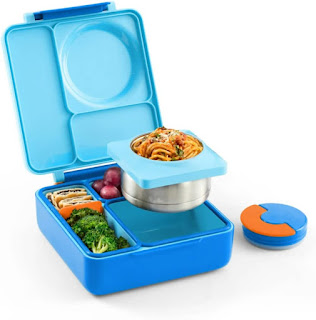 OmieBox Bento Box for Kids (Sky Blue)