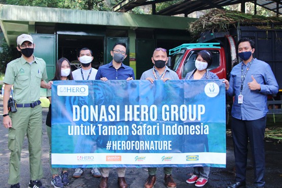 HERO Group bantu ringankan beban operasional Taman Safari Indonesia