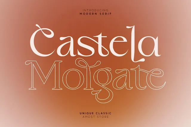 Castela Molgate Serif Font