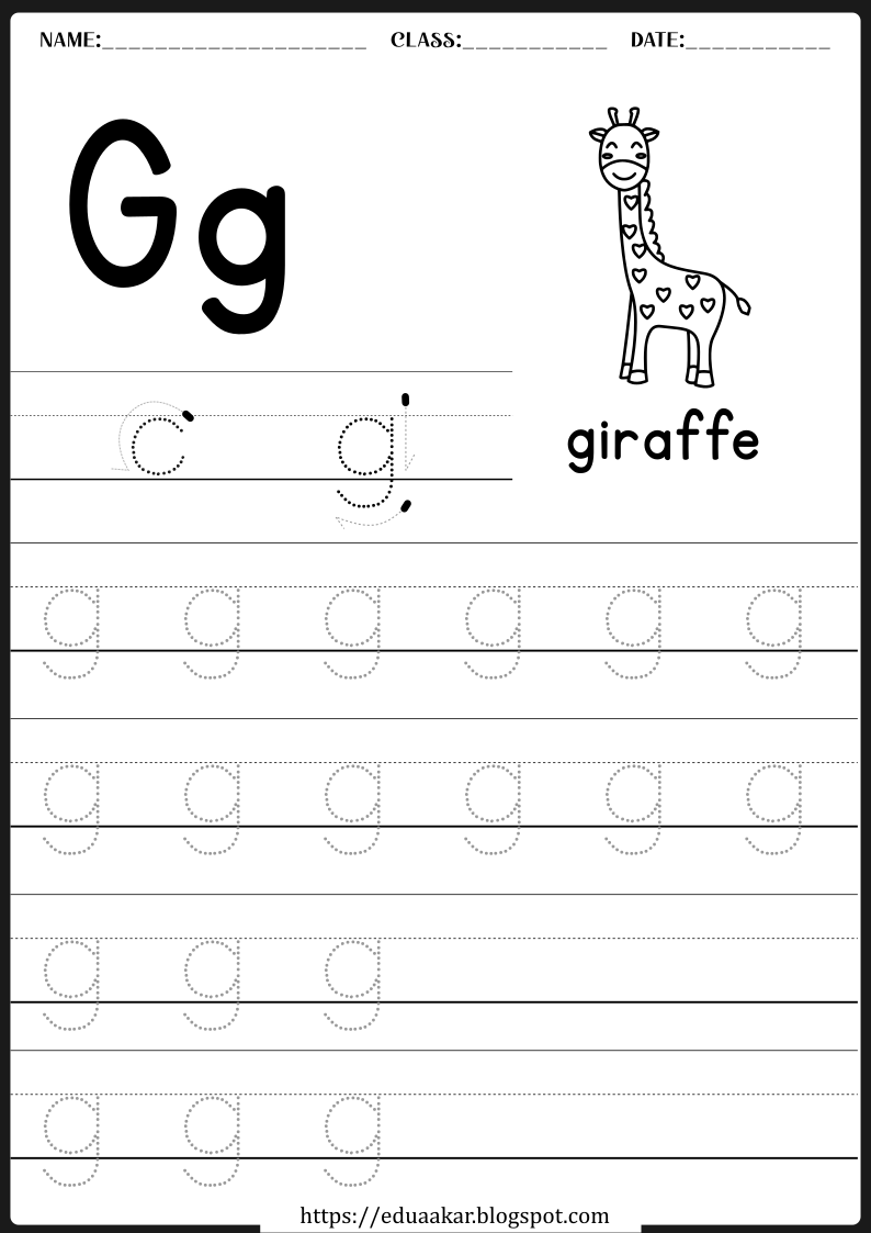 Lowercase Letters Tracing Worksheet