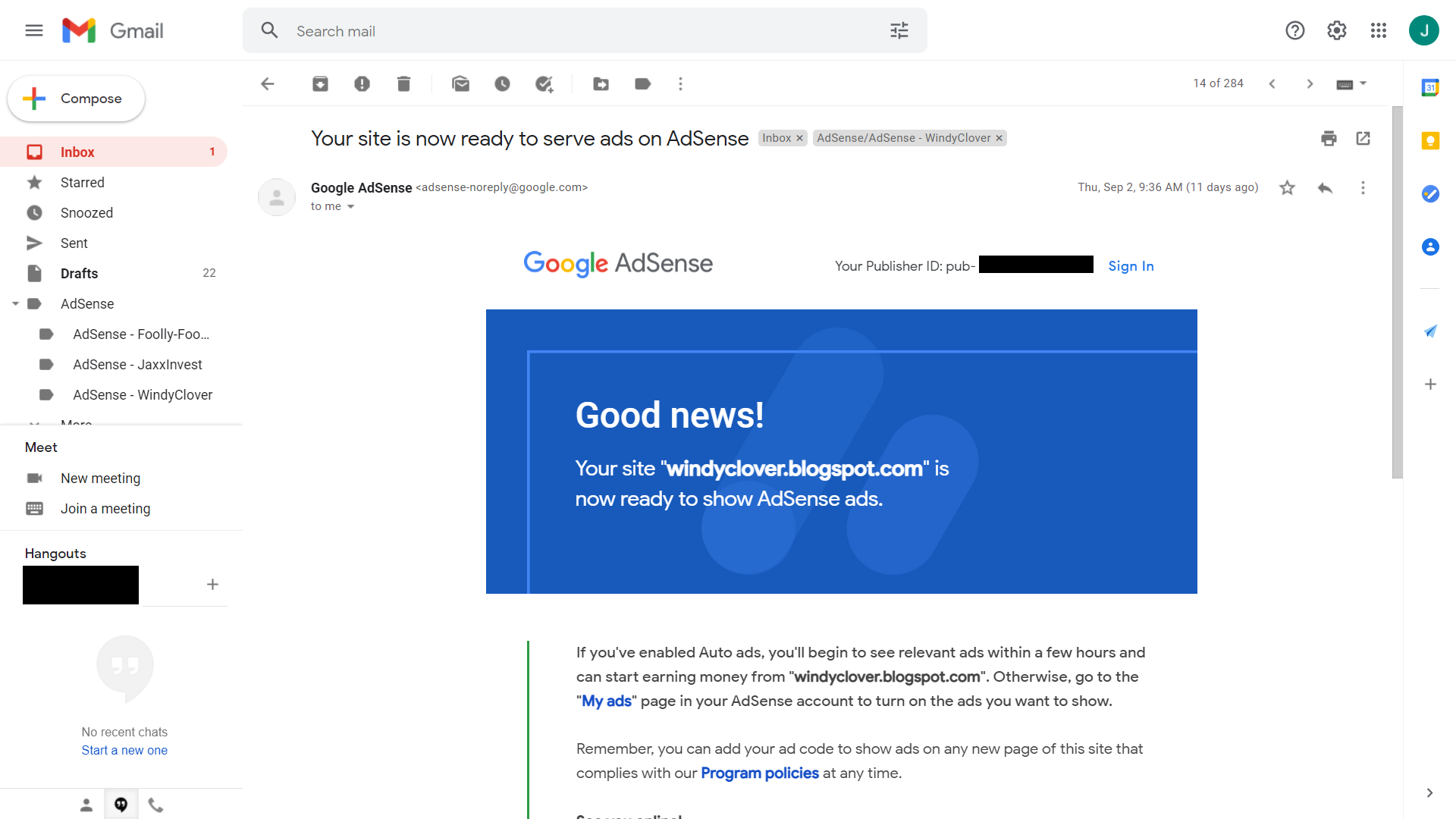 How many posts are required to get approved by Google AdSense