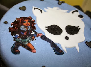 Tortas Monster High, Clawdeen Wolf, parte 1