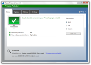 Microsoft Security Essentials