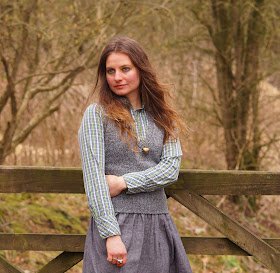 wearing grey in the countryside