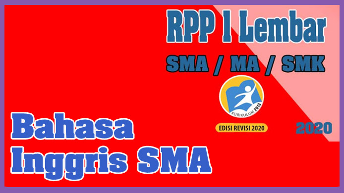 RPP 1 Lembar Bahasa Inggris SMA Kelas X Tahun 2020