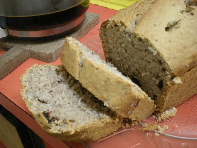 Pan de banana con chips de chocolate