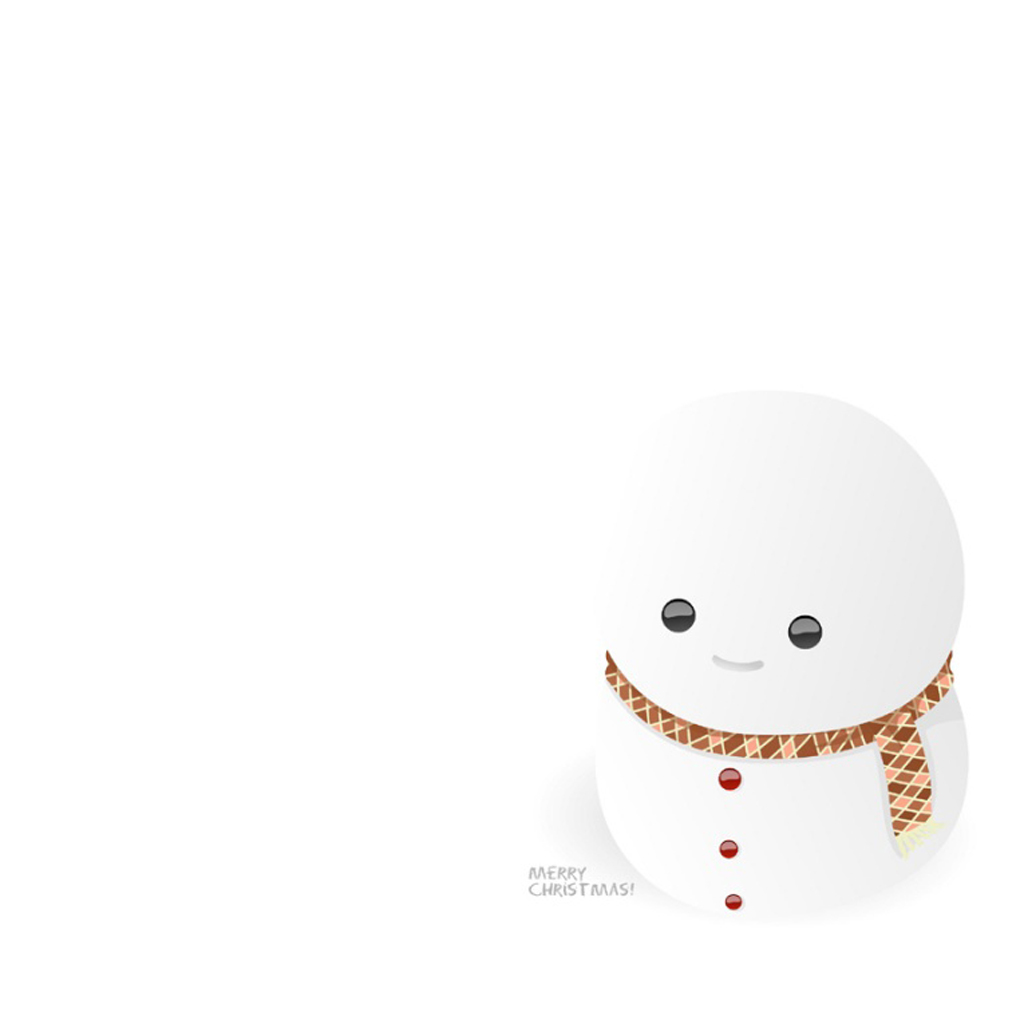 iPad Wallpapers: Free Download Christmas Snowman iPad mini Wallpapers ...