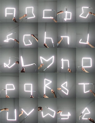 Light Graffiti Alphabet