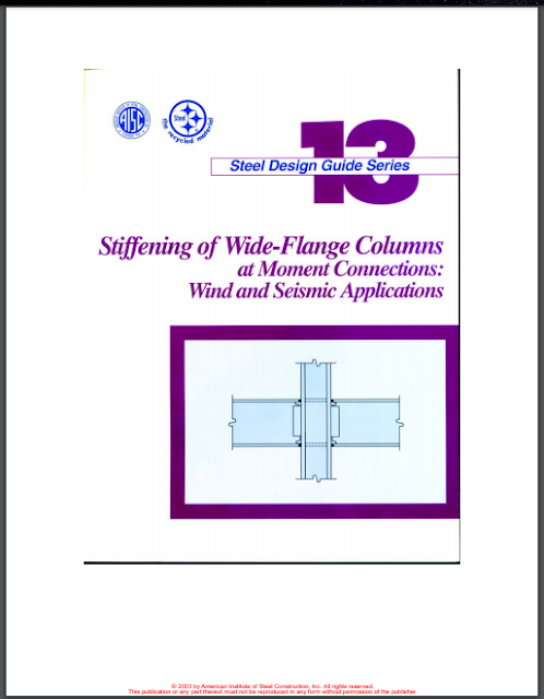 AISC Design Guide 13 - Stiffening Of Wide-Flange Column At Moment Connections