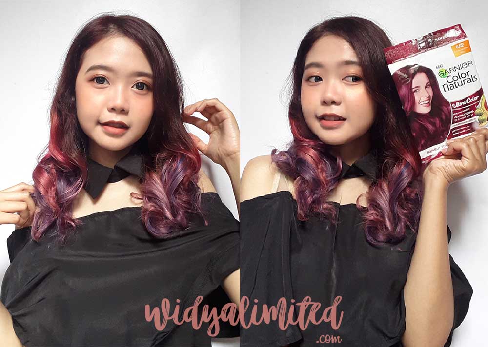  Honest Review DIY Cara Cat  Rambut  Sendiri Pakai Garnier  