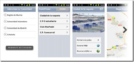 PadelPhone podrá conocer nuevos clubs de pádel donde practicar este deporte